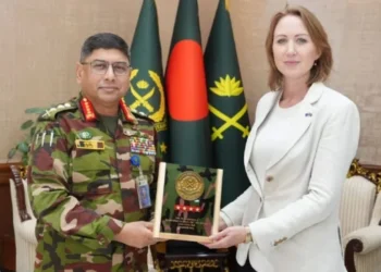 সেনাপ্রধানের সাথে অস্ট্রেলিয়ার হাইকমিশনারের সাক্ষাৎ