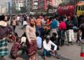 রাজধানীতে অটোরিকশা চালকদের সড়ক অবরোধ, ভোগান্তি