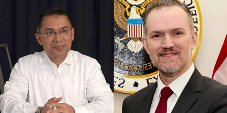 ট্রাম্প প্রশাসনের প্রতিনিধির সঙ্গে তারেক রহমানের বৈঠক