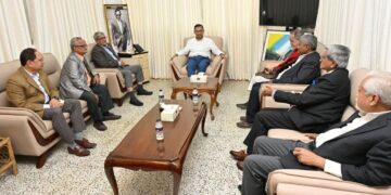 ৭ দলের শীর্ষ নেতাদের সাথে তারেক রহমানের বৈঠক