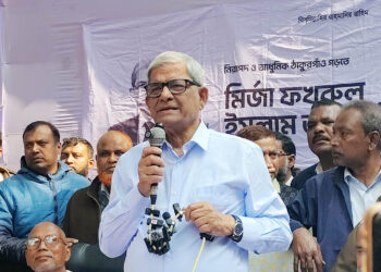 দেশবিরোধীরা এখন ভোট চাচ্ছে: মির্জা ফখরুল