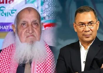 শপথ অনুষ্ঠানে হেফাজত আমিরকে তারেক রহমানের আমন্ত্রণ