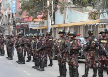 আইনশৃঙ্খলা রক্ষায় ১২ প্লাটুন বিজিবি মোতায়েন