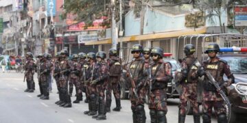 আইনশৃঙ্খলা রক্ষায় ১২ প্লাটুন বিজিবি মোতায়েন