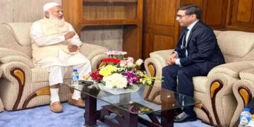 জামায়াত আমিরের সাথে ভারতের পররাষ্ট্র সচিবের সাক্ষাৎ