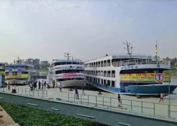 বসিলা ঘাটে লঞ্চ চলাচল শুরু