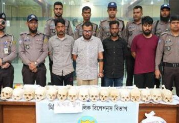 ঢাকায় মানুষের ৪৭টি মাথার খুলি উদ্ধার