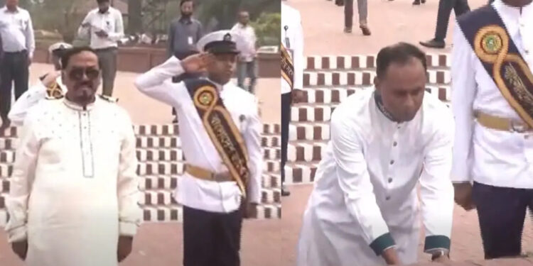 জাতীয় স্মৃতিসৌধে স্পিকার ও ডেপুটি স্পিকারের শ্রদ্ধা