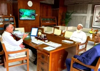 প্রধানমন্ত্রীর সৌজন্যতায় বিরোধীদলীয় নেতার সাক্ষাৎ