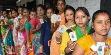 চলছে পশ্চিমবঙ্গ নির্বাচনের দ্বিতীয় দফার ভোটগ্রহণ