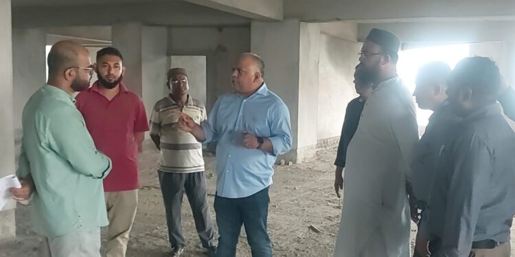 প্রশাসক মোরাদের নির্দেশে ঢাকা জেলা পরিষদ টাওয়ারের কাজ শুরু