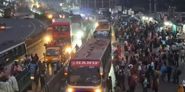 ৪০ কিলোমিটারজুড়ে যানজট, মহাসড়কে ভোগান্তি চরমে