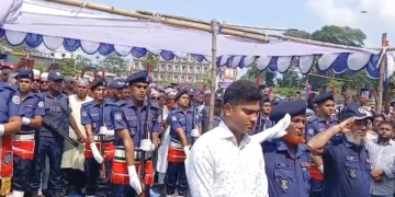 ভোলায় চিরনিদ্রায় শায়িত তোফায়েল আহমেদ