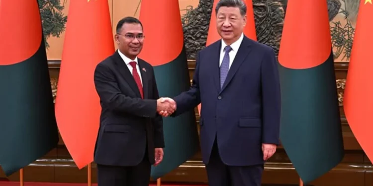 শি জিনপিংয়ের সঙ্গে বৈঠক শুরু তারেক রহমানের