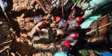 উখিয়ায় রোহিঙ্গা ক্যাম্পে পাহাড়ধসে ৮ জনের মৃত্যু
