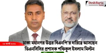 ঢাকা মহানগর উত্তর বিএনপি’র দায়িত্বে আসছেন ডিএনসিসির প্রশাসক শফিকুল ইসলাম খান মিল্টন