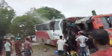 দুই বাসের মুখোমুখি সংঘর্ষে সিলেটে নিহত ৮