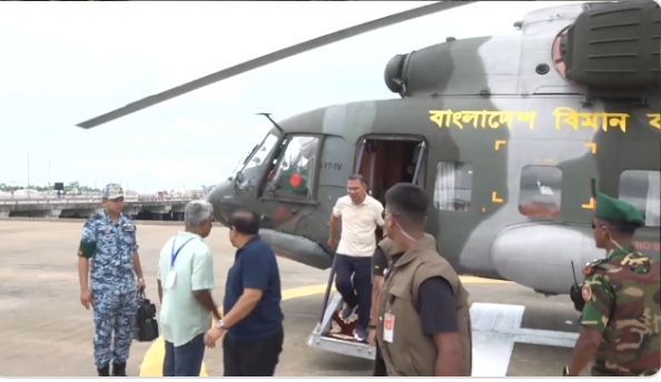 মাতারবাড়ি পৌঁছেছেন প্রধানমন্ত্রী