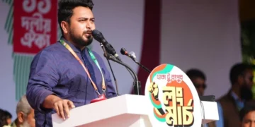 বিএনপি গণতান্ত্রিক ব্যবস্থা ধ্বংস করছে : নাহিদ ইসলাম