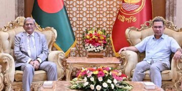 রাষ্ট্রপতির সঙ্গে প্রধানমন্ত্রীর সাক্ষাৎ
